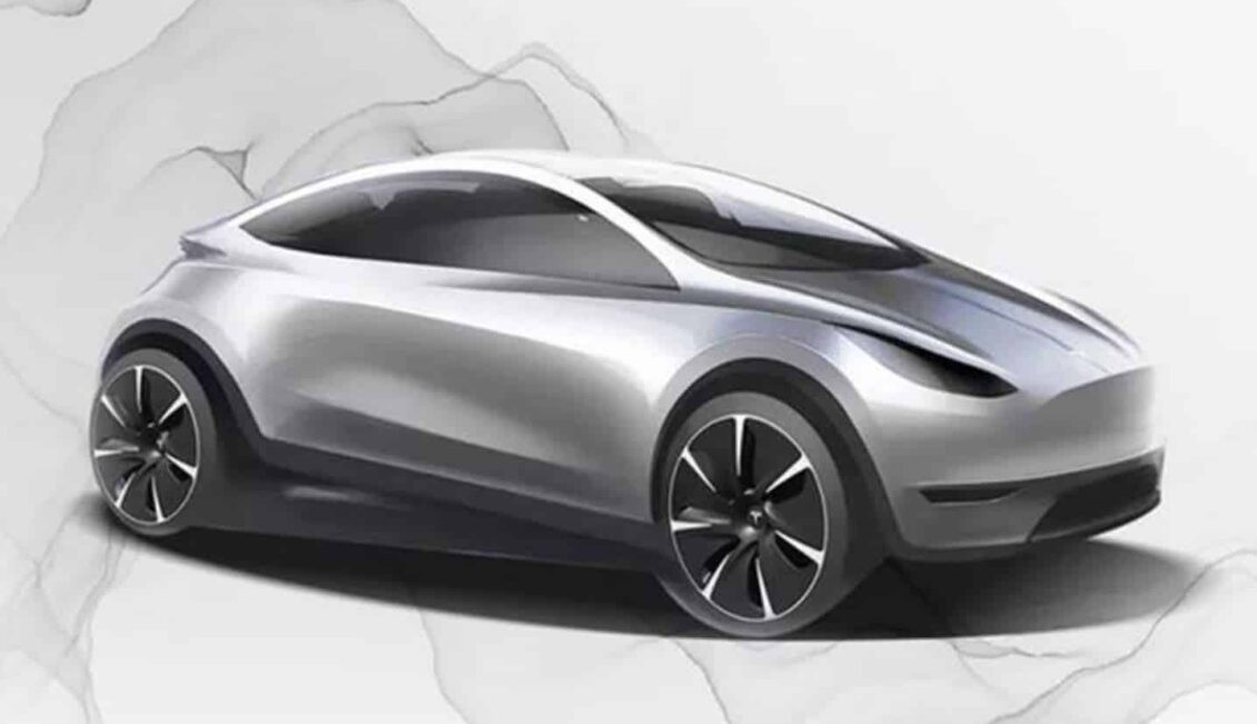 Tesla nos muestra el primer boceto de su hatchback: ¿Un model 3 sin «culo»?