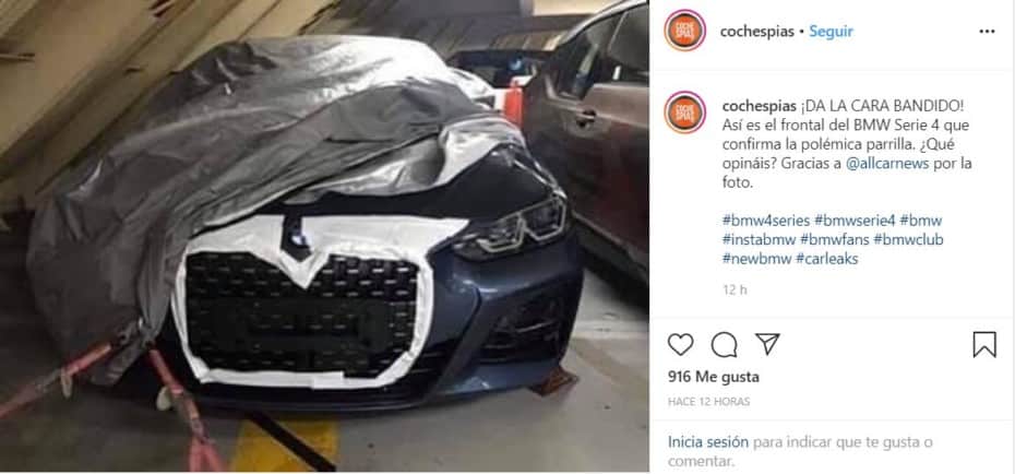 ¡Filtrado! Parece que el BMW Serie 4 2020 finalmente lucirá una polémica parrilla