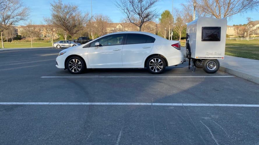 El Hitch Hotel Traveler es la caravana más pequeña del mundo, pero