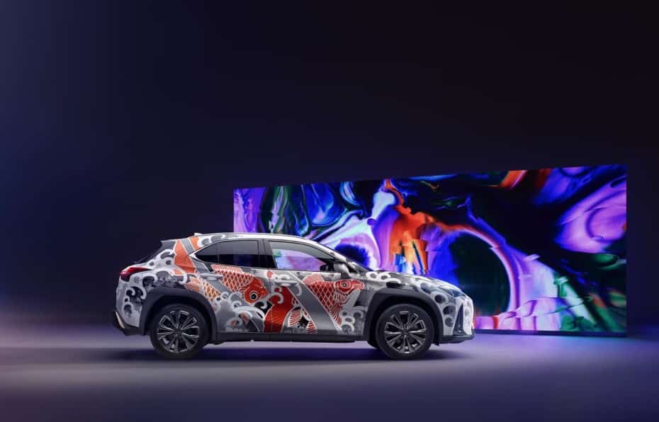 Lexus crea el primer coche tatuado del planeta y ojo, porque es una obra de arte