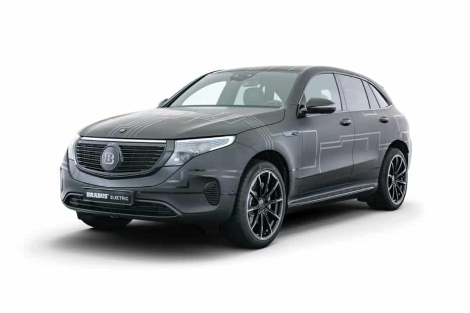 Potencia extra y un toque más siniestro para el Mercedes-Benz EQC de BRABUS