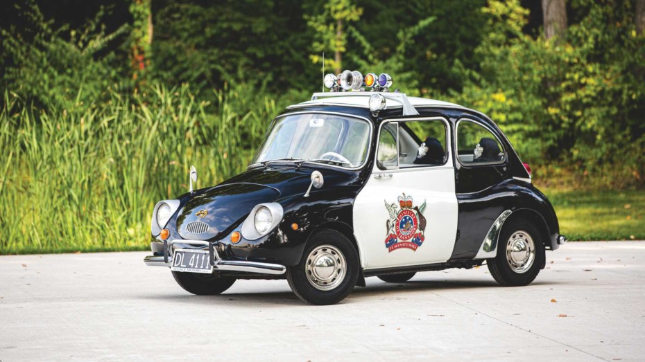 ¡Joya a la venta! Este simpático Subaru 360 de policía puede ser tuyo