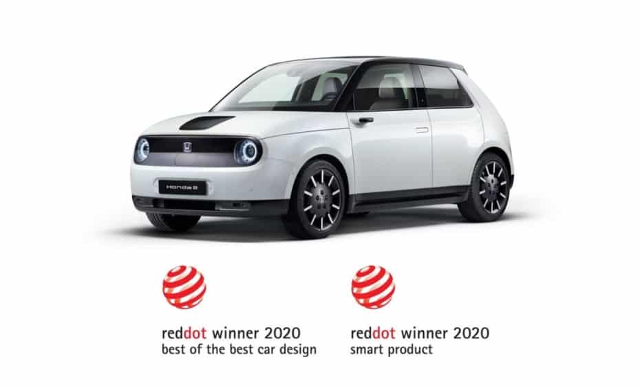 El diseño «vitange» del Honda e ha gustado: Premio Red Dot: «Best of the Best 2020»