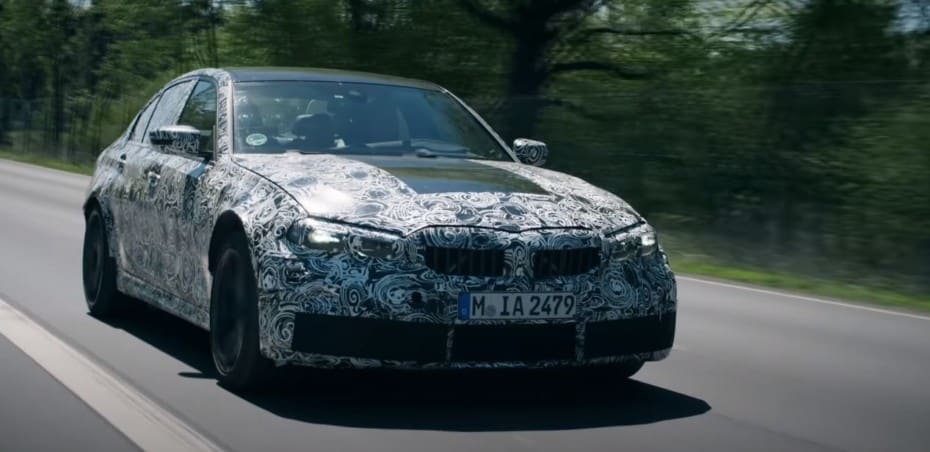 ¿Esperando al BMW M3 G80?: Aquí lo tienes poniéndose en forma…