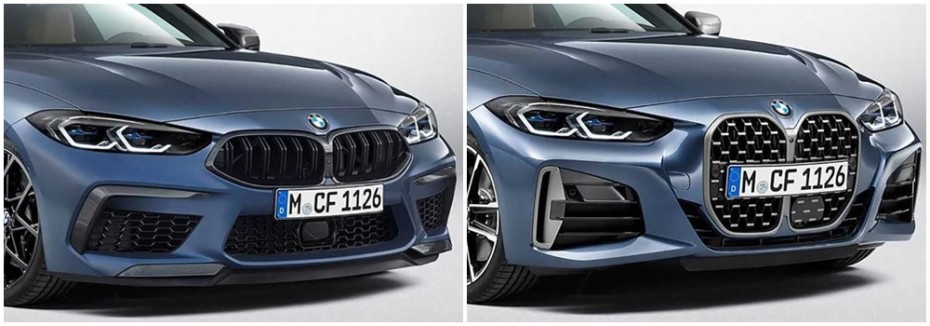 ¿No te convence la nueva parrilla del BMW Serie 4? Así habría sido la propuesta más tradicional