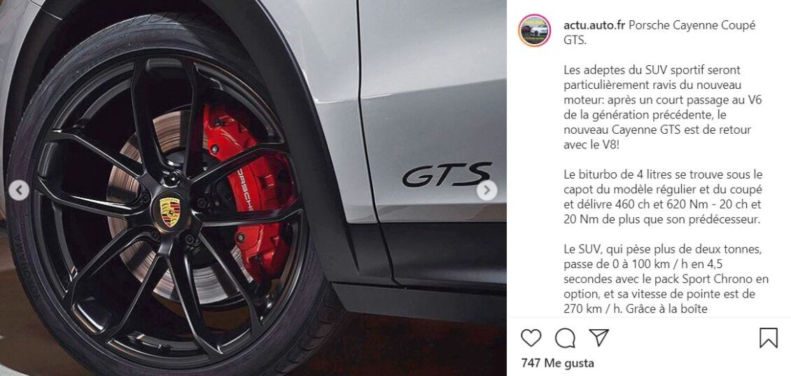 ¡Filtrados! Así serán los Porsche Cayenne y Cayenne Coupé GTS: Atractivos 460 CV