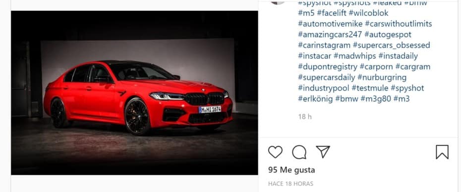 ¡Filtrado! Aquí tienes el BMW M5 Competition 2021 desde todos los ángulos