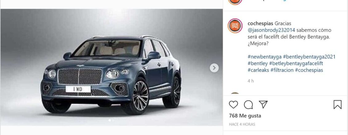 ¡Filtrado! Así es el lavado de cara del Bentley Bentayga 2021: ¿Ha mejorado con los años?