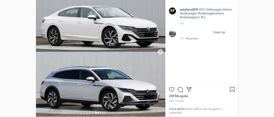 ¡Filtrado! Así son los Volkswagen Arteon, Arteon R y Arteon Shooting Brake 2020: Debutan el 24 de junio