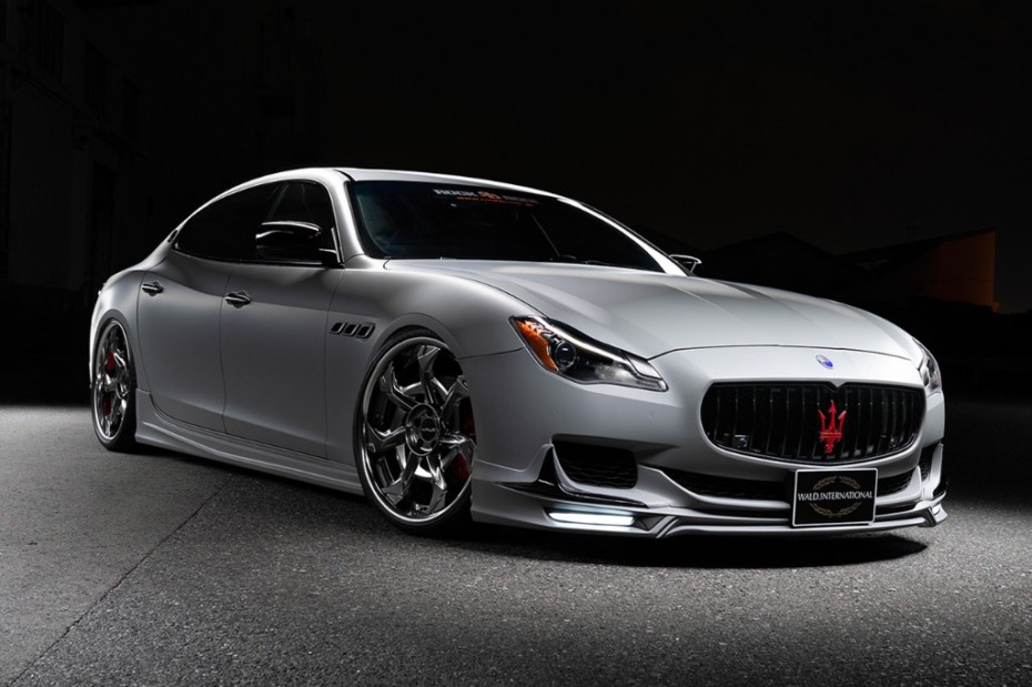 El Maserati Quattroporte ha pasado por el quirófano de Wald International y no tiene mala pinta