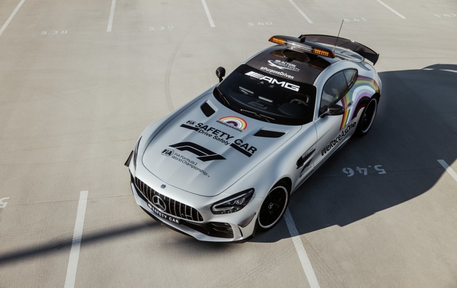 Mercedes-AMG modifica la decoración del Safety Car de la F1 por primera vez en 25 años