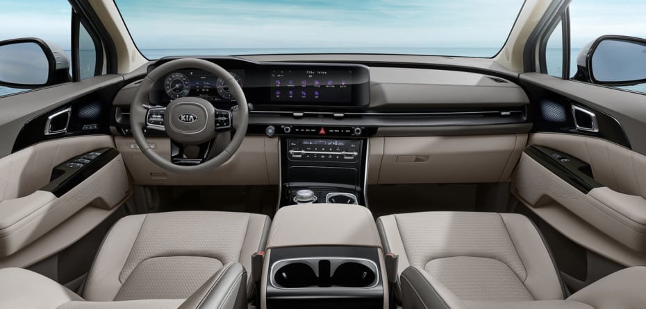 Así es el interior del nuevo Kia Carnival