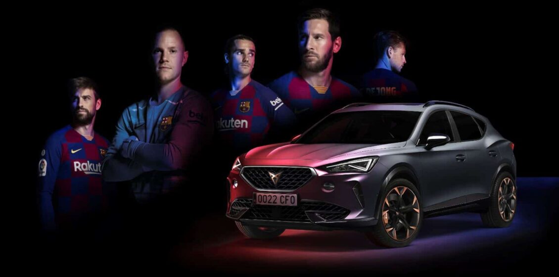 El CUPRA Formentor de 310 CV se convierte en el coche oficial del FC Barcelona