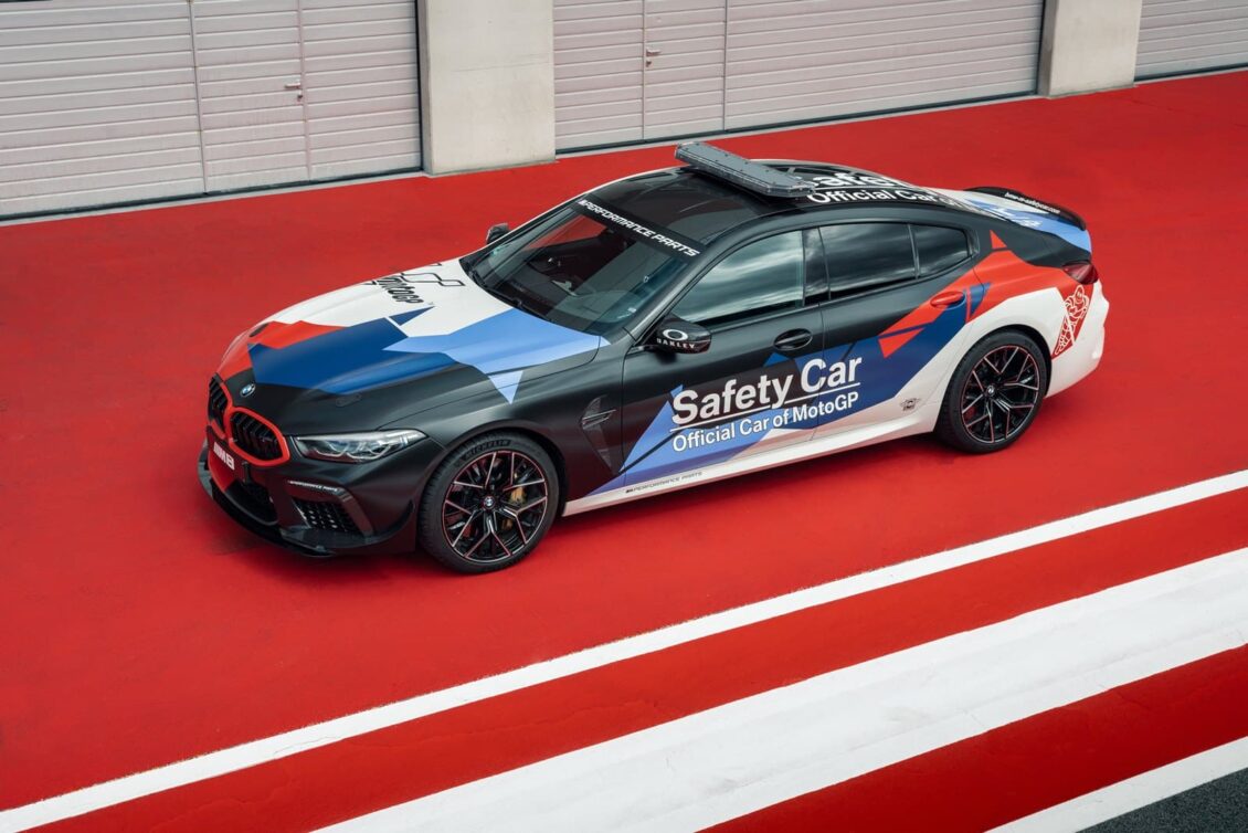 Así es el BMW M8 Gran Coupé MotoGP Safety Car: La estrella de los circuitos en 2021