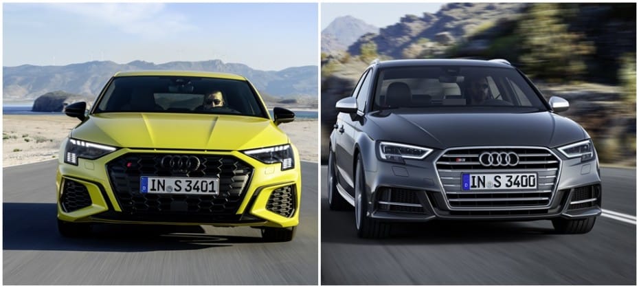 Comparación visual Audi S3 2020: Juzga tú mismo cuánto ha cambiado el compacto picante