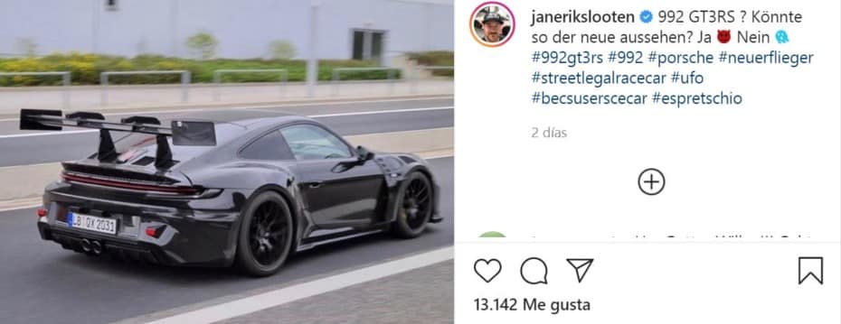 ¡Filtrado! Así de salvaje será el Porsche 911 GT3 RS 2021: Ojito al alerón