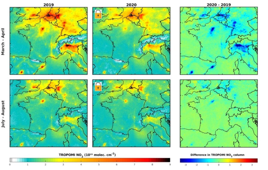 Estos son los índices de contaminación pos-COVID-19