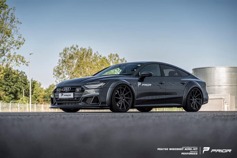 Las versiones ensanchadas de los Audi A7 Sportback y Mercedes-Benz CLS son puro músculo