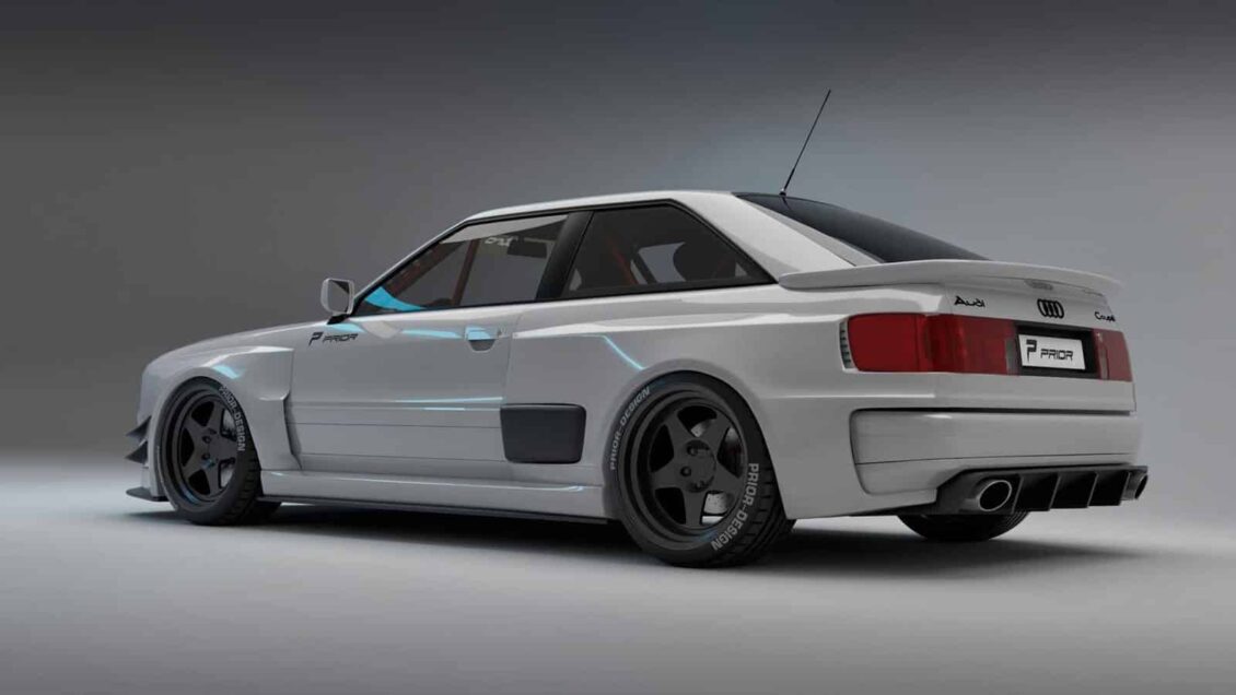 Este Audi RS2 Coupé Widebody de Prior Design es impresionante: basado en un Audi 80 B3