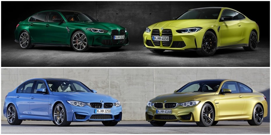 Comparación visual BMW M3 y M4 Coupé 2021: Juzga tú mismo qué tal les han sentado los cambios…
