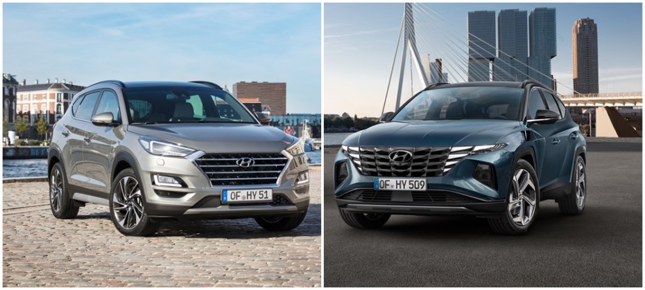 Comparación visual Hyundai Tucson 2021: Juzga tú mismo esta revolución en el diseño