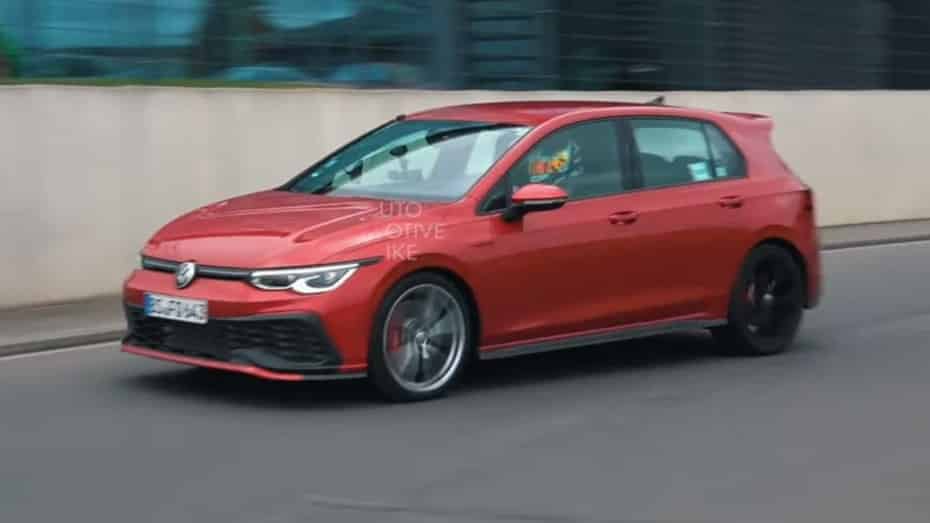 ¡Filtrado! Échale un vistazo al Volkswagen Golf GTI TCR Mk8 rodando sobre la pista