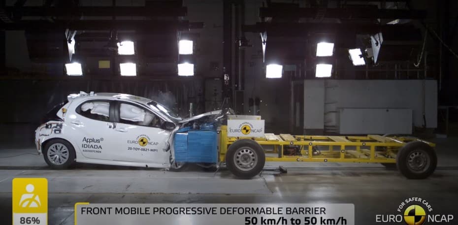 El nuevo Toyota Yaris se enfrenta a las pruebas de choque: excelentes resultados
