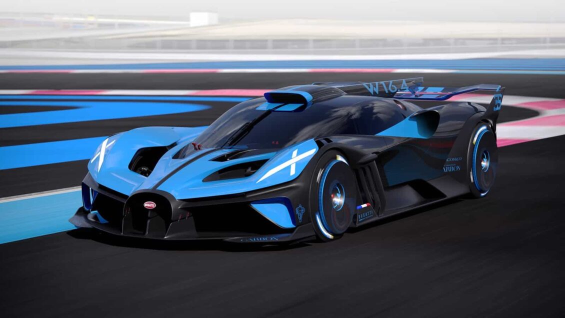 Bugatti Bolide: más de 500 km/h y un motor W16 de 8.0 litros con 1.850 CV