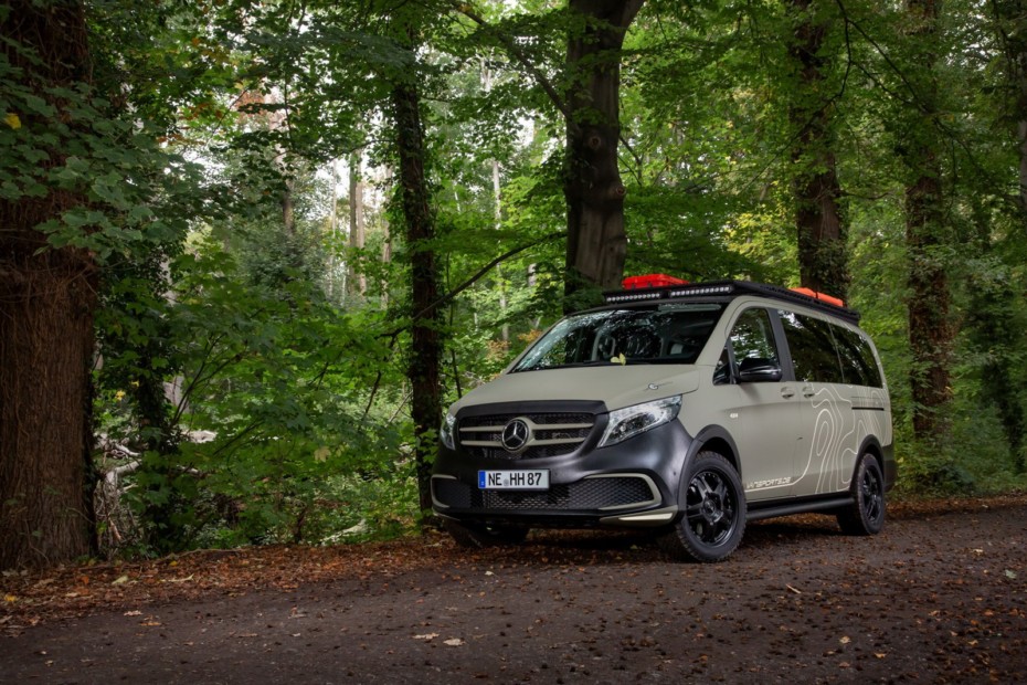 Así es el Mercedes-Benz Clase V GeoTrek camper: La cabra siempre tira al monte