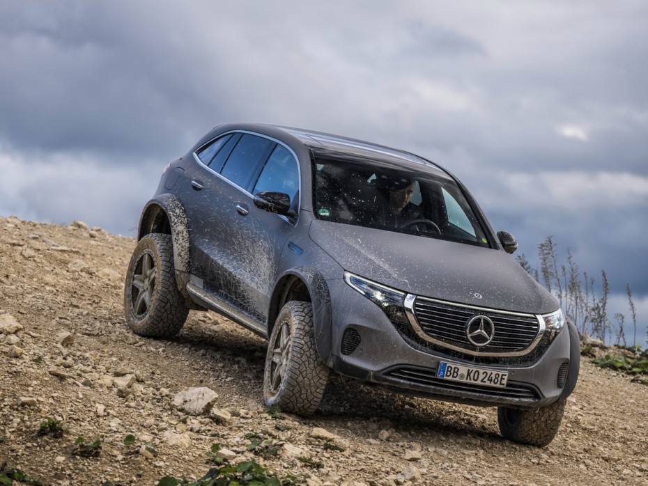 Mercedes-Benz EQC 4×4² 2020: Poderío eléctrico fuera del asfalto