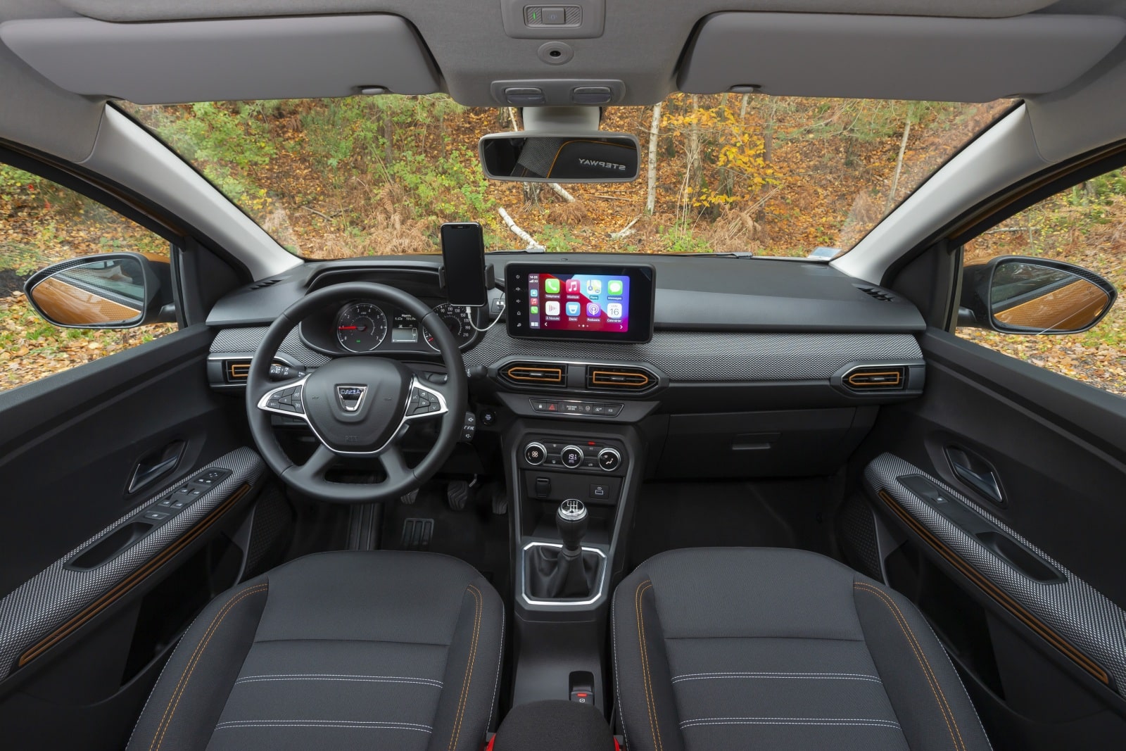 Interior del Dacia Sandero 2021