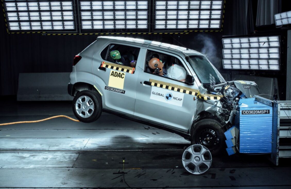 Otro crash test con 0 estrellas de marcas que también venden en Europa…