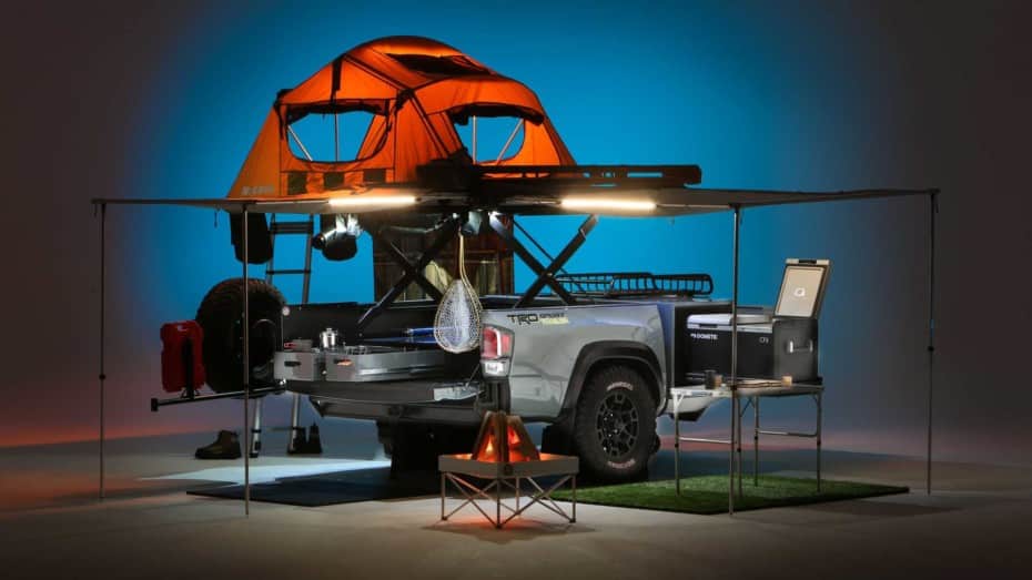 Así es el Toyota TRD Sport Trailer: un polivalente y completo remolque para irse de acampada