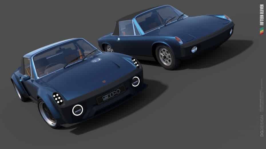 Porsche 914 Concept: la «remasterización» del icónico roadster, ahora con motor de Cayman