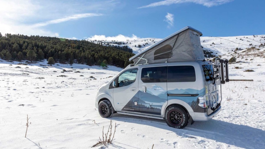 Nissan e-NV200 Winter Camper: el hogar sobre ruedas ideal para sobrevivir a la próxima Filomena