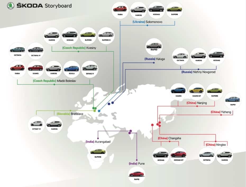 ¿Sabes dónde fabrica Skoda sus modelos? Aquí tienes todas sus fábricas