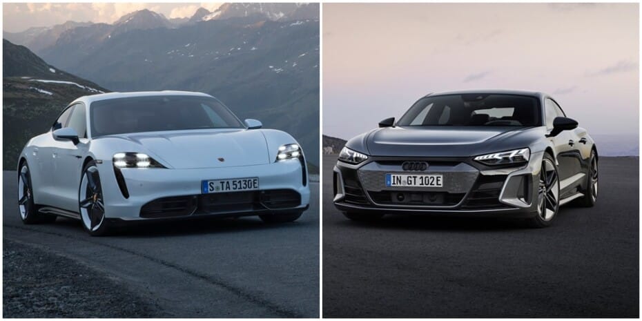 Comparación visual Audi e-tron GT vs. Porsche Taycan: ¿Por cuál de los dos «hermanos» apuestas?