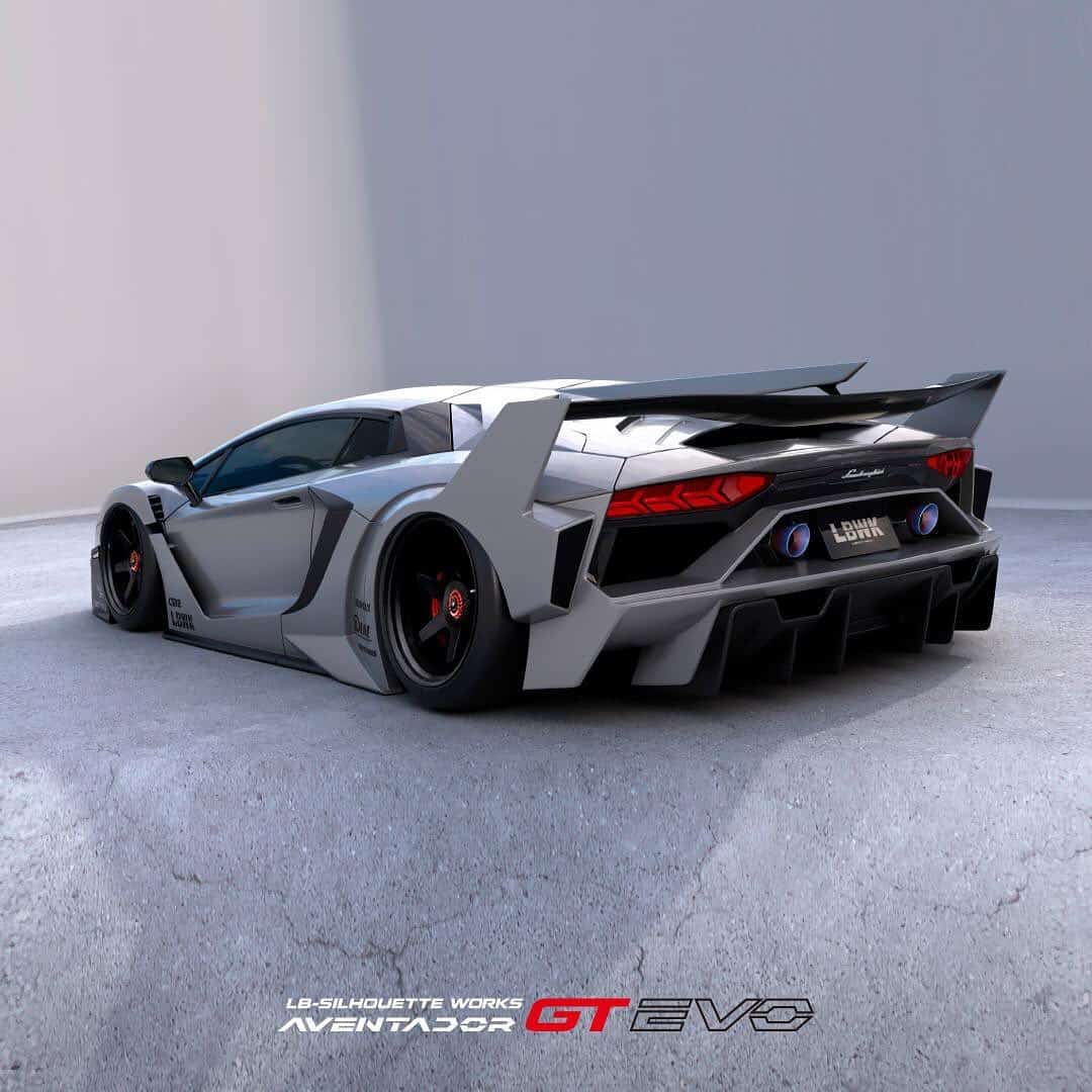 Liberty Walk's finishing touch to Aventador preparations takes the hiccups