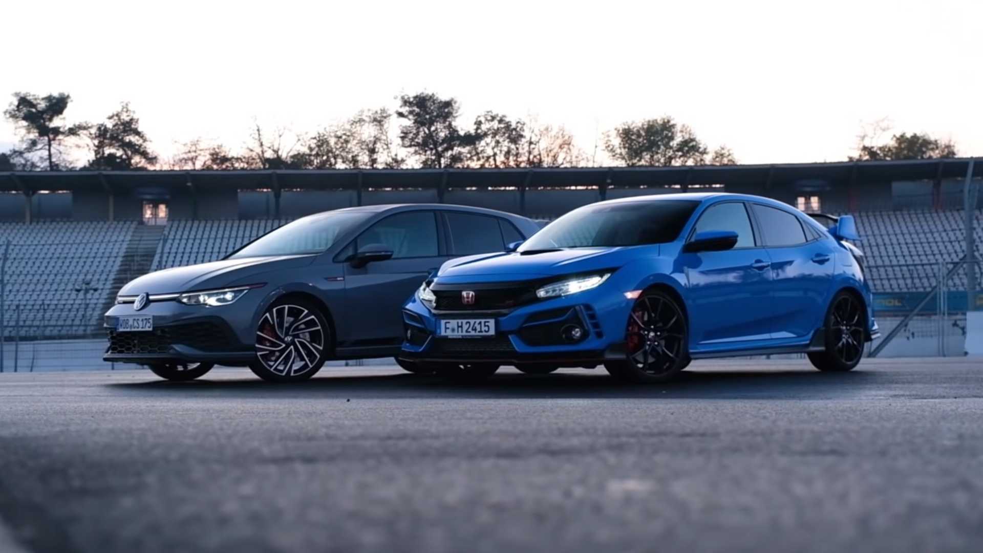 [Vídeo] VW Golf GTI Clubsport vs. Honda Civic Type R ¿Por