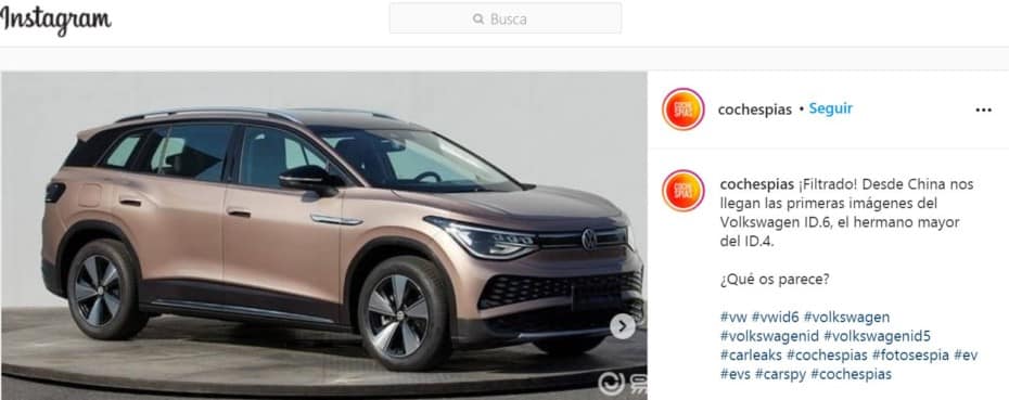 Así es el Volkswagen ID 6: de momento para China