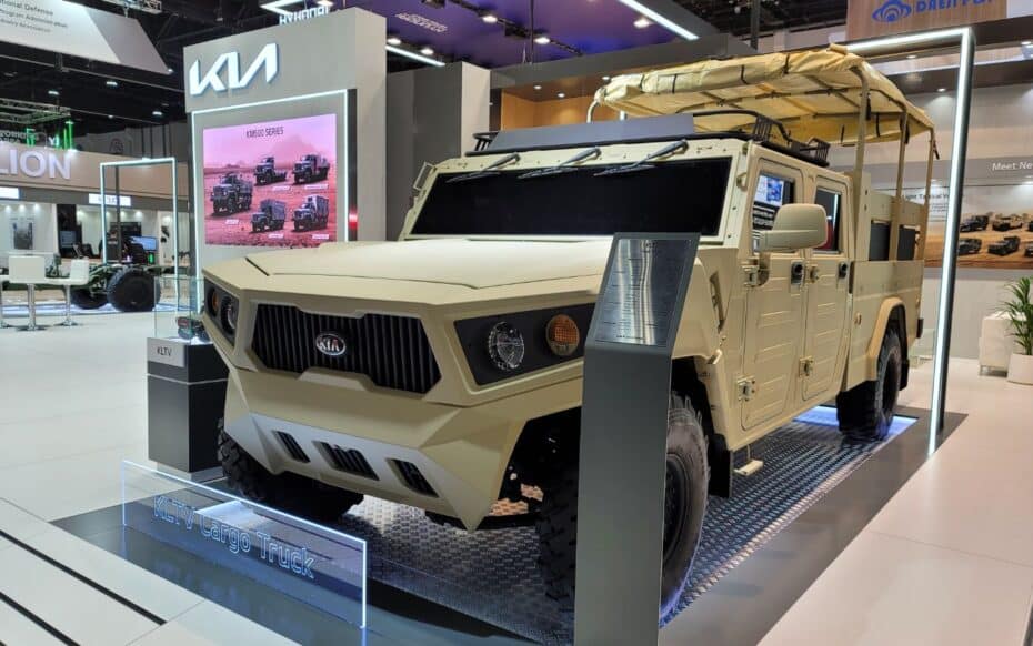 KIA presenta su nuevo vehículo táctico militar: modular, muy capaz y salvaje