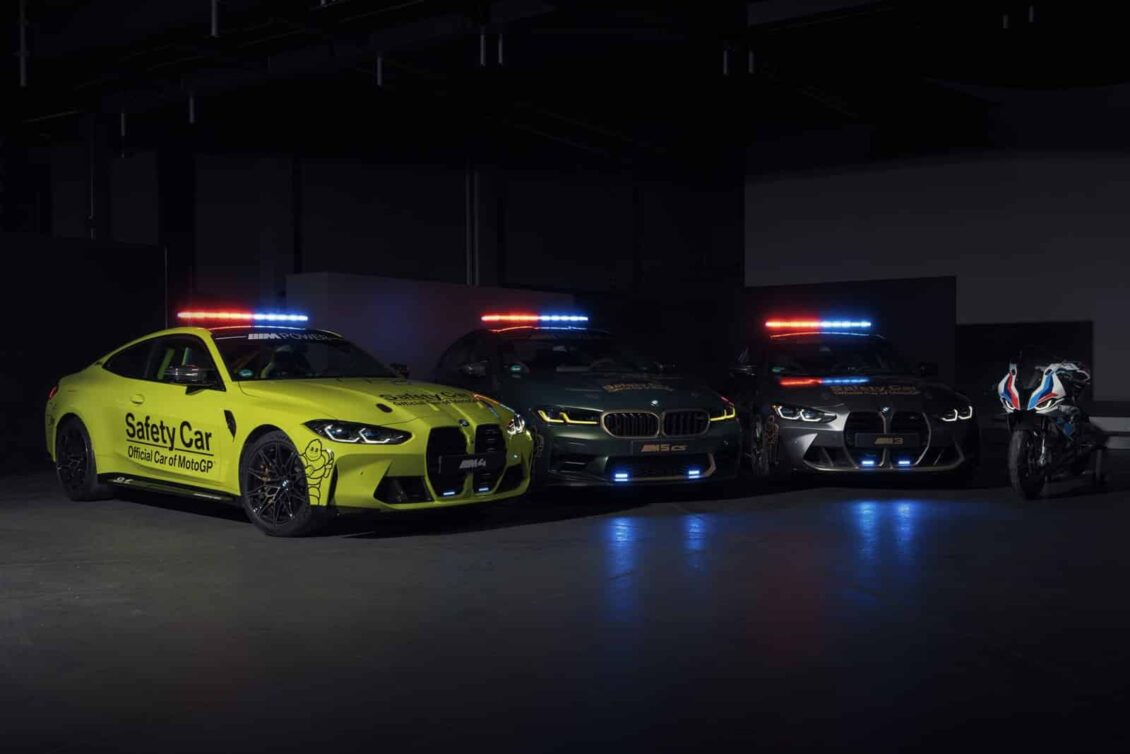 BMW M nos muestra su brutal flota de coches de seguridad para MotoGP 2021