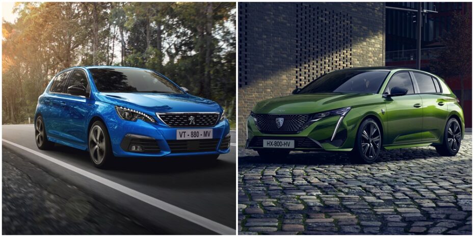 Comparación visual Peugeot 308 2021: ¿Crees que le han sentado bien los cambios al compacto?