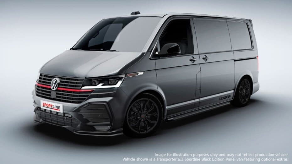 Volkswagen Transporter T6.1 Sportline: lo mas cercano a una versión GTI que verás