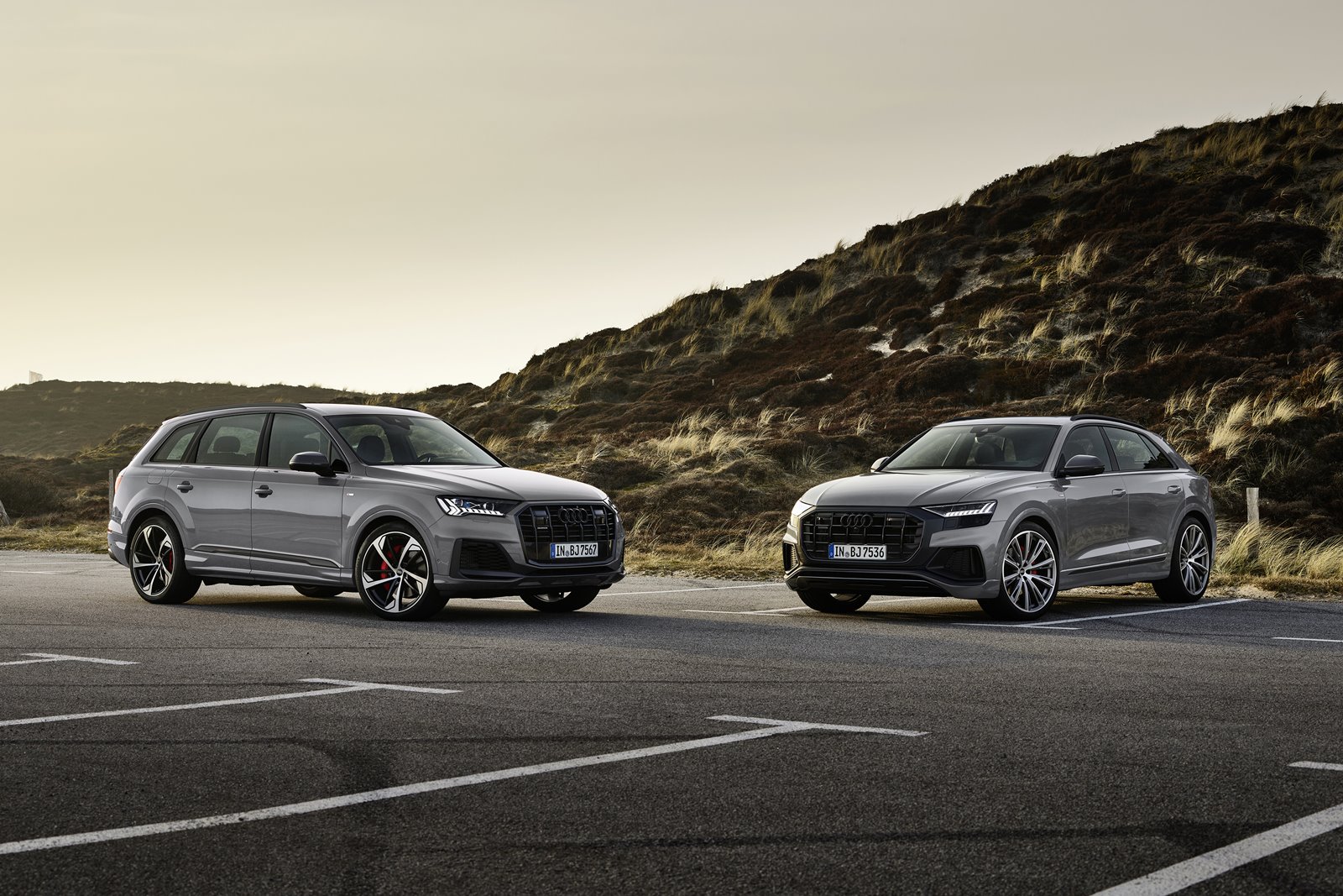 Audi Q7 y Q8 S line competition 2021