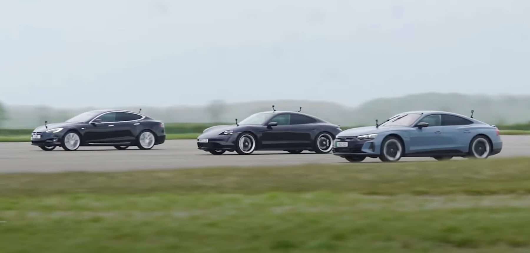 El Audi RS e-tron GT se enfrenta a sus rivales