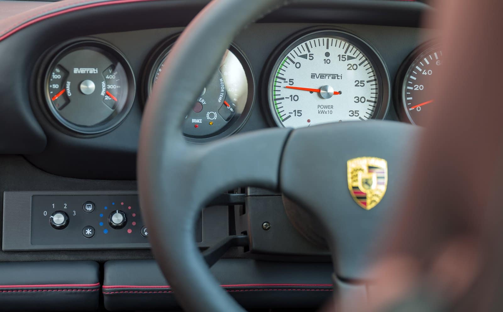 Interior Porsche 911 eléctrico