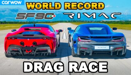 Batalla entre el Rimac Nevera y el Ferrari SF90 Stradale