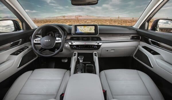 Más equipamiento en el interior del Kia Telluride 2022