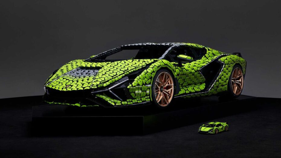 Atento a este Lamborghini Sian de LEGO a tamaño real